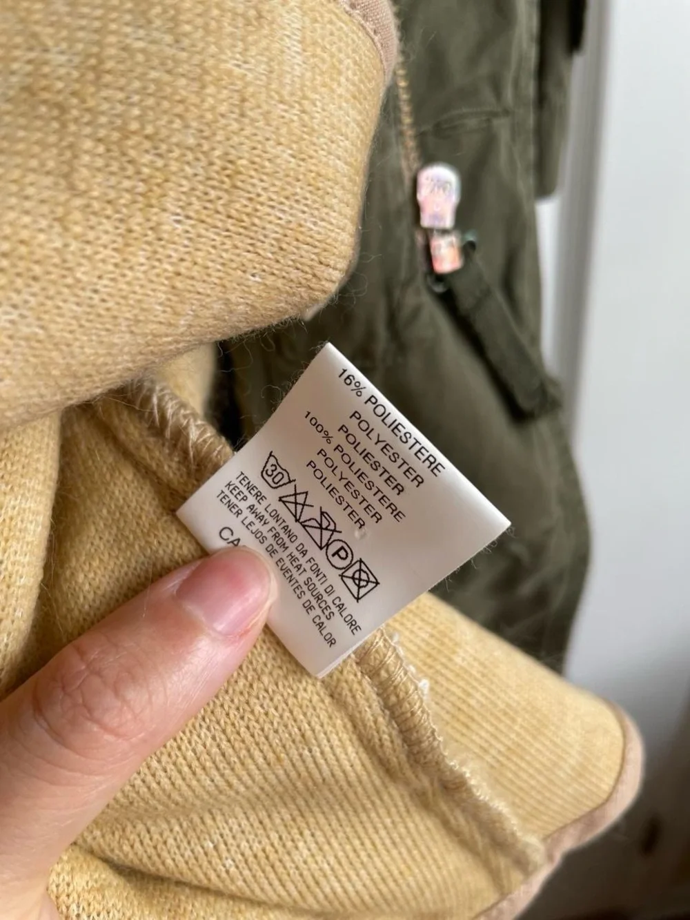 Kids Size 8 Green Cotton Parka Knit Lined Nolita Pocket By Yoox Kids Coat